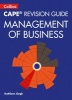 Collins CAPE Management of Business - CAPE Management of Business Revision Guide (Paperback) - Kathleen Singh Photo