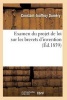 Examen Du Projet de Loi Sur Les Brevets D'Invention (French, Paperback) - Dumery C J Photo