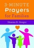 3-Minute Prayers for Families (Paperback) - Shanna D Gregor Photo