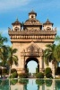 Patuxai Monument in Vientiane Laos Journal - 150 Page Lined Notebook/Diary (Paperback) - Cool Image Photo