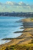 Arial View of Southbourne Beach in Dorset, England - Blank 150 Page Lined Journal for Your Thoughts, Ideas, and Inspiration (Paperback) - Unique Journal Photo