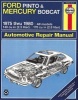 Ford Pinto and Mercury Bobcat 1975-80 Owner's Workshop Manual (Paperback) - Peter G Strasman Photo