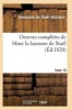 Oeuvres Completes de Mme La Baronne de Stael. Tome 10 (French, Paperback) - De Stael Holstein G Photo