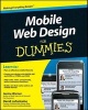 Mobile Web Design For Dummies (Paperback) - Janine Warner Photo