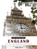 England - Place Country Landscapes, Grey Scale Photo Adult Coloring Book, Mind Relaxation Stress Relief Coloring Book Vol7.: Series of Coloring Book for Adults, Grown Up, and Kids 8.5 X 11 (21.59 X 27.94 CM) (Paperback) - Banana Leaves Photo