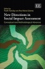 New Directions in Social Impact Assessment - Conceptual and Methodological Advances (Hardcover) - Frank Vanclay Photo