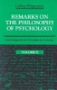 Remarks on the Philosophy of Psychology, v. 2 (Paperback, New edition) - Ludwig Wittgenstein Photo