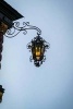 A Cool Antique Lantern Lit Up at Night - Blank 150 Page Lined Journal for Your Thoughts, Ideas, and Inspiration (Paperback) - Unique Journal Photo