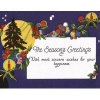 Golden Memories Christmas Correspondence Card Packs: Christmas Tree, Moon and Decorations (Cards) - Laughing Elephant Photo