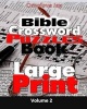 Bible Crossword Puzzle Book Large Print Volume 2 - Large Print Bible Crossword Puzzles for Adults & Kids (Large print, Paperback, large type edition) - Omolove Jay Photo