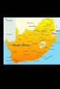 Map of South Africa Journal - 150 Page Lined Notebook/Diary (Paperback) - Cool Image Photo