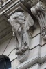 An Elephant Gargoyle on a Building - Blank 150 Page Lined Journal for Your Thoughts, Ideas, and Inspiration (Paperback) - Unique Journal Photo