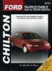 Ford Taurus/Mercury Sable 1986-1995 Repair Manual (Paperback, Revised edition) - Chilton Automotive Books Photo