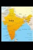 Map of India Journal - 150 Page Lined Notebook/Diary (Paperback) - Cool Image Photo