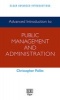 Advanced Introduction to Public Management and Administration (Hardcover) - Christopher Pollitt Photo