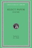 Literary Papyri Poetry, v. 3 - Selections (English, Greek, To, Hardcover, Revised edition) - D L Page Photo