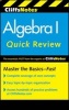 CliffsNotes Algebra I Quick Review (Paperback, 2nd Revised edition) - Jerry Bobrow Photo