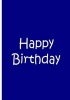 Happy Birthday! - Personalized Journal / Notebook / Blue Soft Matte Cover (Paperback) - Ethi Pike Photo