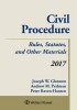 Civil Procedure - Rules Statutes and Other Materials 2017 Supplement (Paperback) - Joseph W Glannon Photo