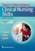 Taylor's Video Guide to Clinical Nursing Skills (Book, 3rd) - Carol Taylor Photo