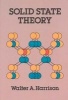 Solid State Theory (Paperback) - Walter A Harrison Photo