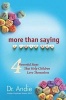 More Than Saying I Love You - Four Powerful Steps That Help Children Love Themselves (Paperback) - Andrea Goodman Weiner Ed D Photo