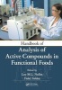 Handbook of Analysis of Active Compounds in Functional Foods (Hardcover, New) - Leo ML Nollet Photo