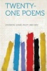 Twenty-One Poems (Paperback) - Johnson Lionel Pigot 1867 1902 Photo