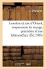 Lumiere Et Joie D'Orient, Impressions de Voyage, Precedees D'Une Lettre-Preface Du Cardinal Mathieu, (French, Paperback) - J Desvoges Photo