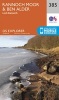 Rannoch Moor and Ben Alder (Sheet map, folded, September 2015 ed) - Ordnance Survey Photo