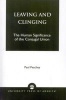 Leaving and Clinging - The Human Significance of the Conjugal Union (Paperback) - Paul Peachey Photo