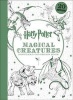 Harry Potter Magical Creatures Postcard Coloring Book (Paperback) - Scholastic Photo