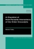 A Checklist of Host-Parasite Interactions of the Order Crocodylia (Paperback) - Marisa Tellez Photo