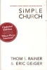 Simple Church - Returning to God's Process for Making Disciples (Paperback, Updated) - Thom S Rainer Photo