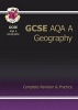 GCSE Geography AQA A Complete Revision & Practice (A*-G Course) (Paperback) - CGP Books Photo