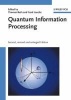 Quantum Information Processing (Hardcover, 2nd Revised edition) - Thomas Beth Photo