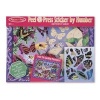 Melissa & Doug Peel & Press Sticker by Number - Butterfly Sunset: Peel & Press Sticker by Number - Butterfly Sunset (Novelty book) - Melissa Doug Photo