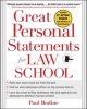 Great Personal Statements for Law School (Paperback) - Paul Bodine Photo