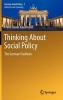 Thinking About Social Policy - The German Tradition (English, German, Hardcover, 2012) - Franz Xaver Kaufmann Photo