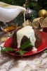 Christmas Pudding with White Sauce Journal - 150 Page Lined Notebook/Diary (Paperback) - Cool Image Photo