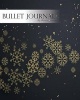 Bullet Journal Notebook, Dotted Grid, Graph Grid-Lined Paper, Large, 8x10, 150 Pages - Black Night Christmas Snowflakes and Star Light: Master Journaling with Bullet Guide System Professional Journal (Paperback) - Banana Leaves Photo