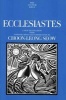 Ecclesiastes - A New Translation with Introduction and Commentary (Hardcover) - Choon Leong Seow Photo