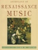 Anthology of Renaissance Music (Paperback, 1st ed) - Allan W Atlas Photo