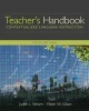 Teacher's Handbook - Contextualized Language Instruction (Paperback, 5th Revised edition) - Eileen W Glisan Photo