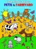 Look Find and Colour - Pets and Farmyard - Colourful Activity Book (Staple bound) - Emma Pelling Photo