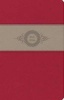 Ceb Vermillion Filigree Thinline (Leather / fine binding) - Common English Bible Photo