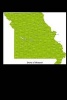 Map of Missouri Journal (with Counties) - 150 Page Lined Notebook/Diary (Paperback) - Cool Image Photo