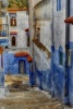 A Painted Narrow Alley in Greece - Blank 150 Page Lined Journal for Your Thoughts, Ideas, and Inspiration (Paperback) - Unique Journal Photo