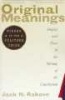 Original Meanings: Politics and Ideas in the Making of the Constitution (Paperback, 1st Vintage Books ed) - Jack Rakove Photo