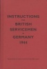 Instructions for British Servicemen in Germany, 1944 (Hardcover) -  Photo